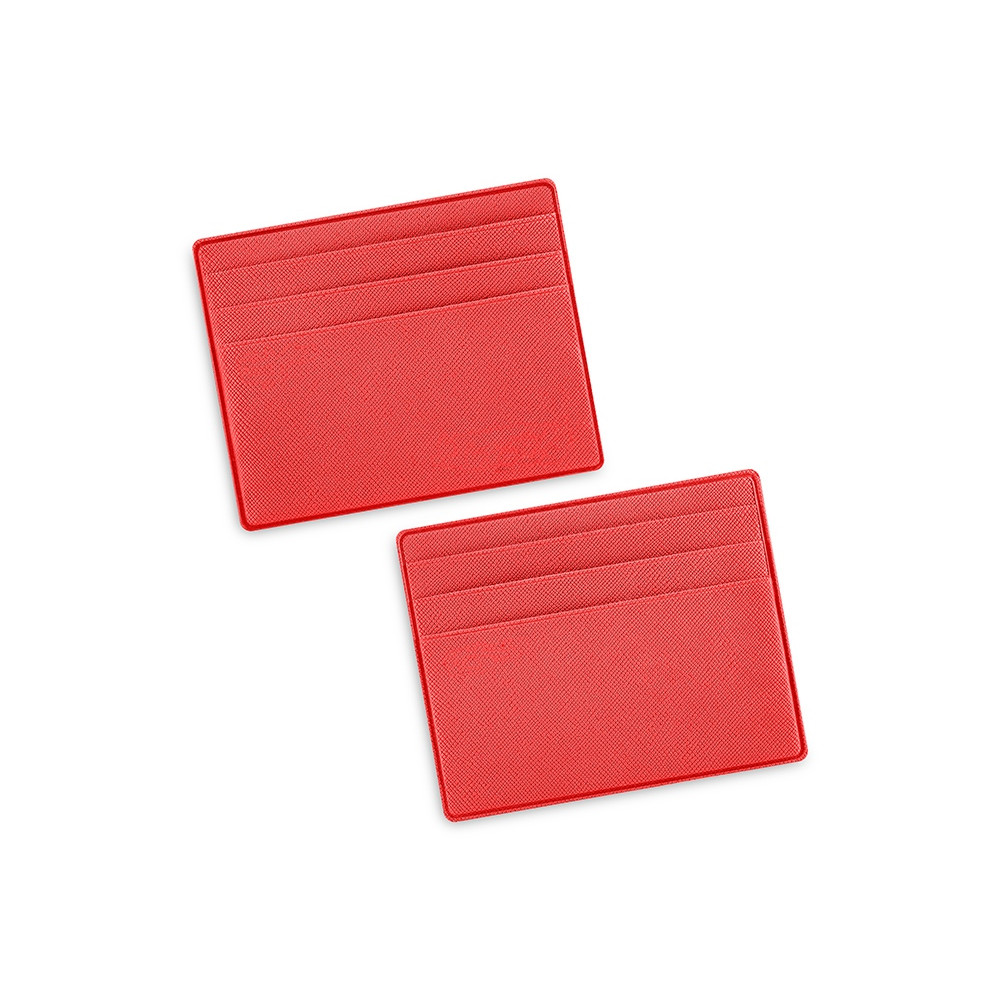 Картхолдер для денег и шести пластиковых карт Favor, красный