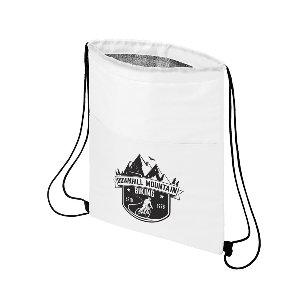 Сумка-холодильник Oriole на шнуровке на 12 банок, белый