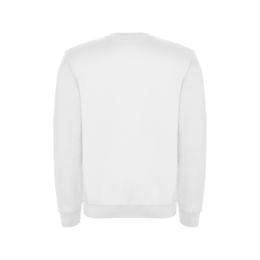 Свитшот с начесом Clasica унисекс, белый