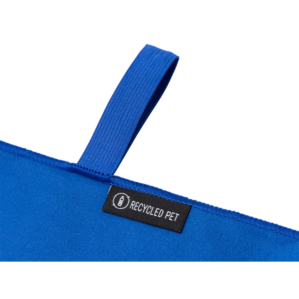 Легкое полотенце Gulpi из микрофибры RPET с ремешком для складывания, 70*120 см, королевский синий