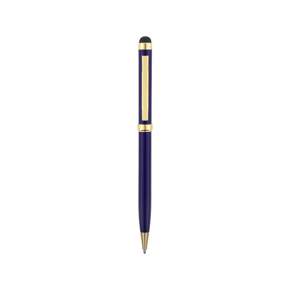 Ручка шариковая Голд Сойер со стилусом, синий