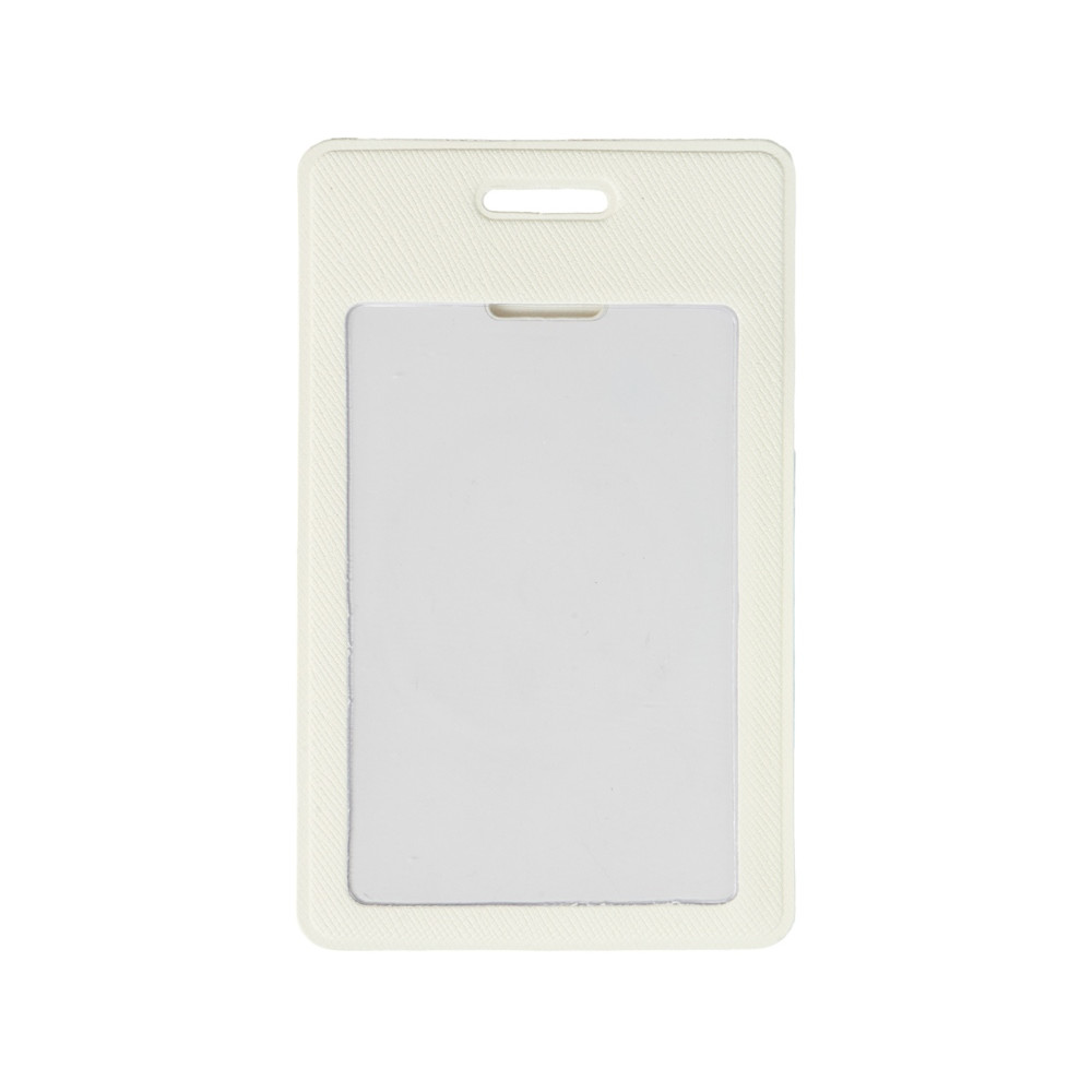 Вертикальный карман из экокожи для карты Favor, белый