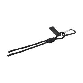 Брелок-веревочка на карабине Trinket, черный