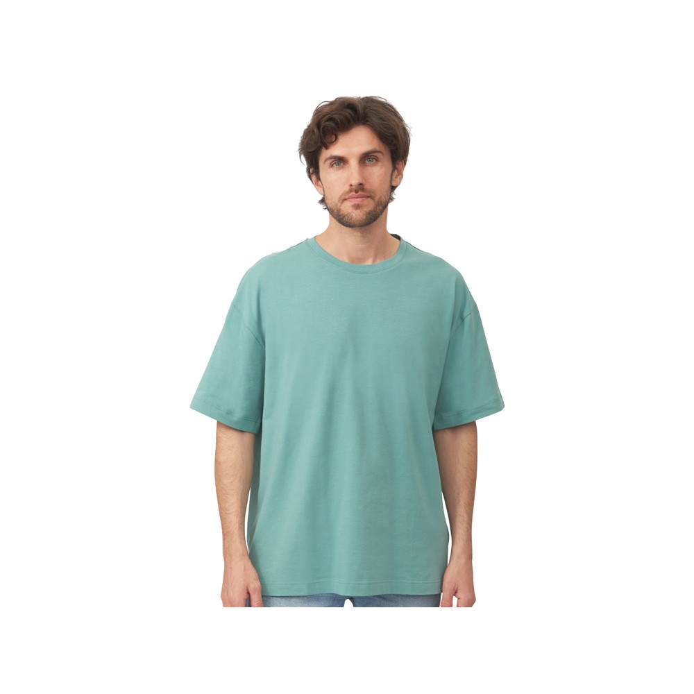 Футболка оверсайз Vienna унисекс , припылено-бирюзовый, цвет бирюзовый