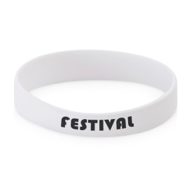 Силиконовый браслет Forest 202*12 мм, белый