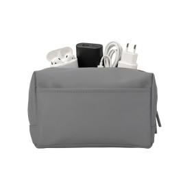 Органайзер для электроники и проводов из искусственной кожи Sofit, серый