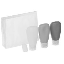 Набор емкостей для путешествия с колпачком для зубной щетки Набор емкостей для путешествия с колпачком для зубной щетки