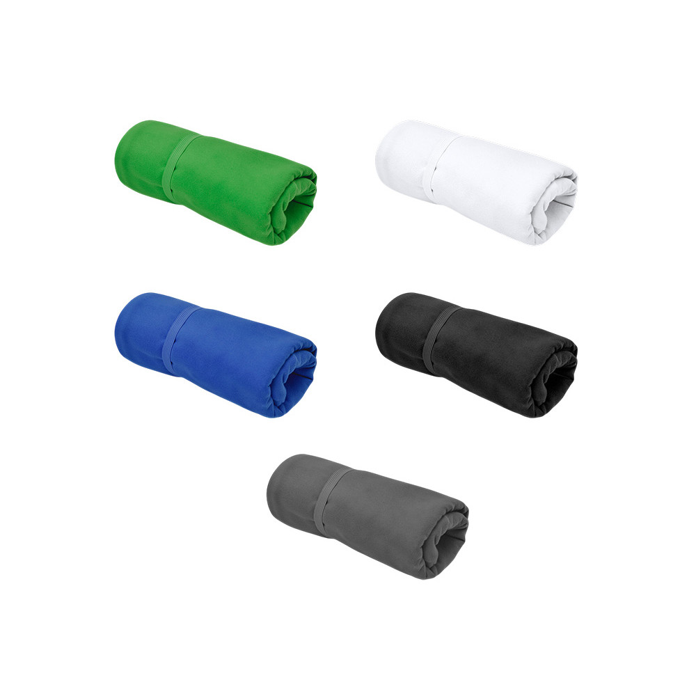 Легкое полотенце Gulpi из микрофибры RPET с ремешком для складывания, 70*120 см, королевский синий