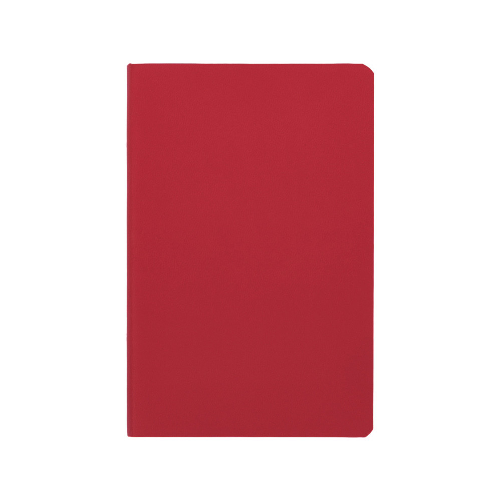 Блокнот Softy 2.0, гибкая обложка A6, 80 листов, красный