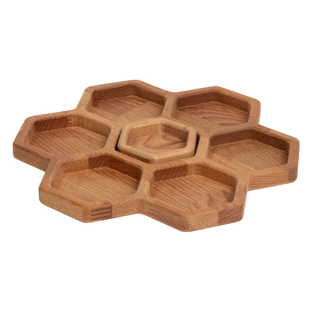 Менажница соты с одной соусницей Соты