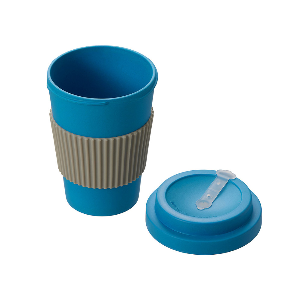 Термокружка Muffin из натуральных волокон, голубой