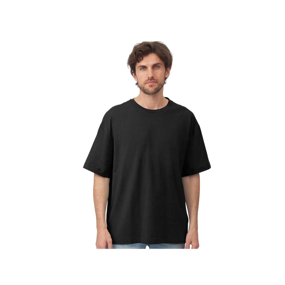 Футболка оверсайз Vienna унисекс , черный, цвет черный