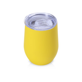 Термокружка Vacuum mug C1, soft touch, 370мл, желтый
