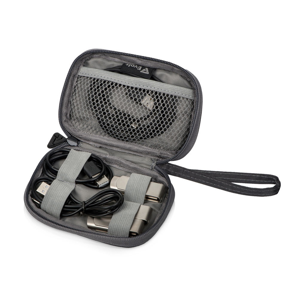 Органайзер для проводов Keep Organized S, темно-серый (140*100*25)