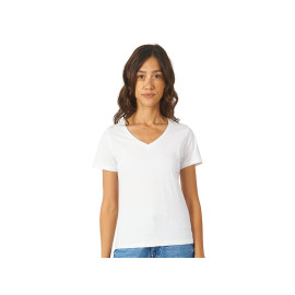 Футболка Heavy Super Club 2.0 женская с V-образным вырезом, белый