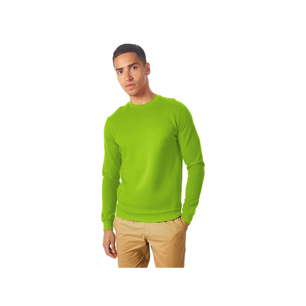 Свитшот Motion унисекс с начесом, зеленое яблоко