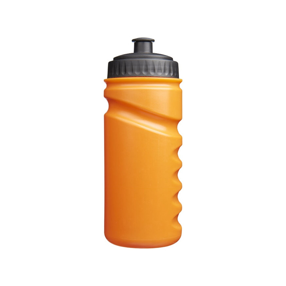 Спортивная бутылка Easy Squeezy - цветной корпус, цвет черный;оранжевый