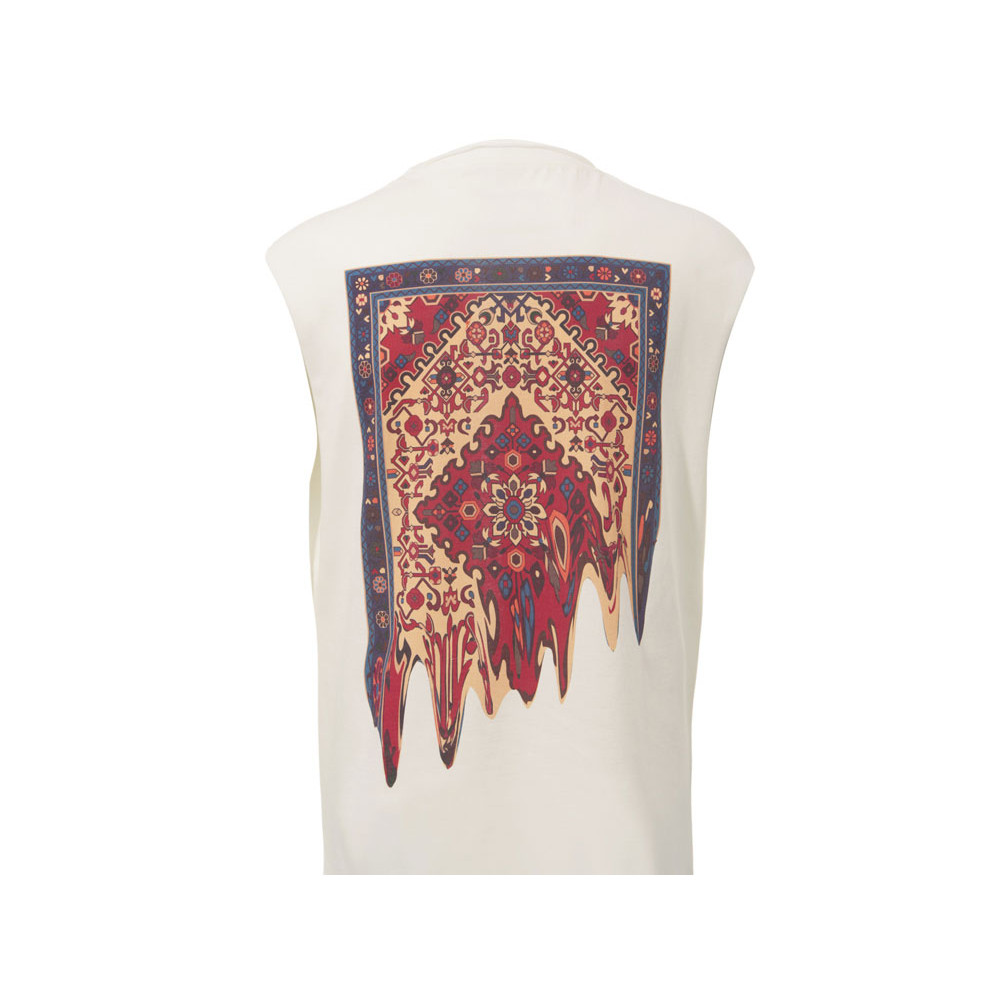 Майка оверсайз Berlin, унисекс, молочный, ДТФ текстиль и Текстильный принтер