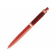 Ручка шариковая QS 01 PRT софт-тач, красный