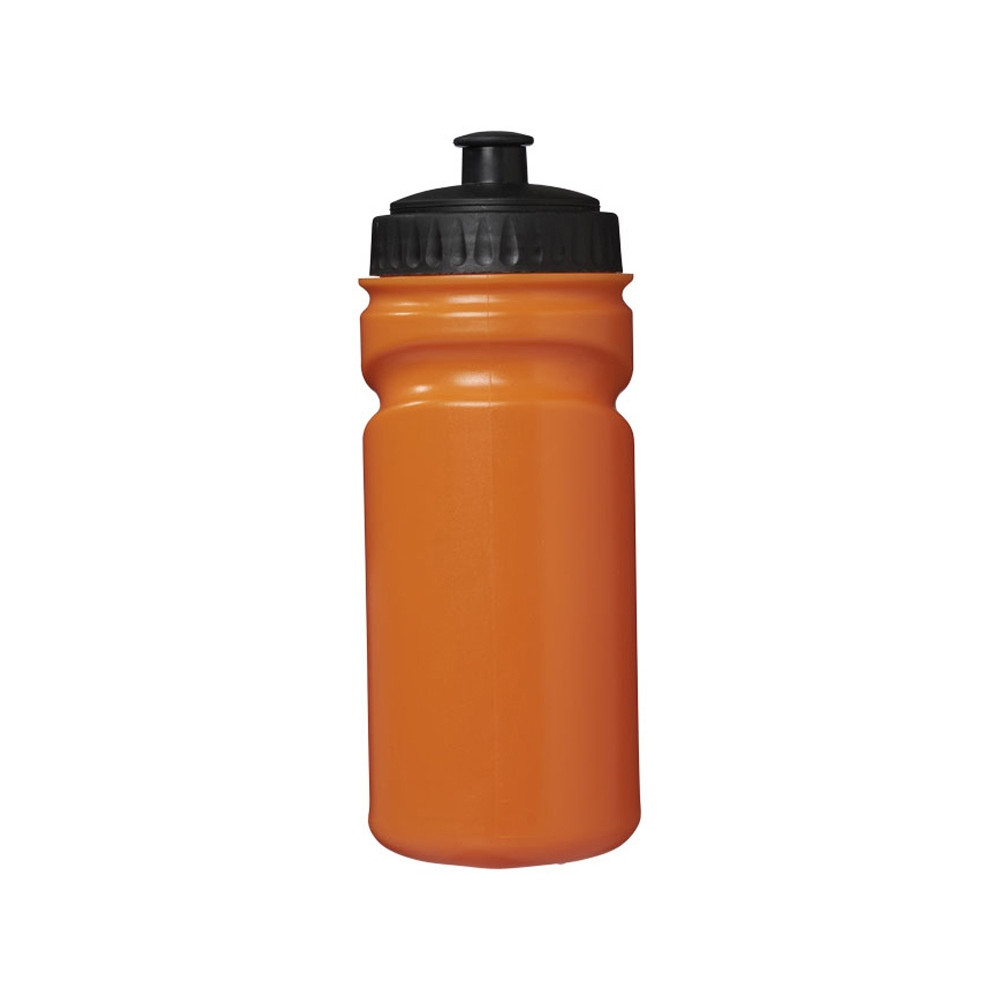 Спортивная бутылка Easy Squeezy - цветной корпус, цвет черный;оранжевый