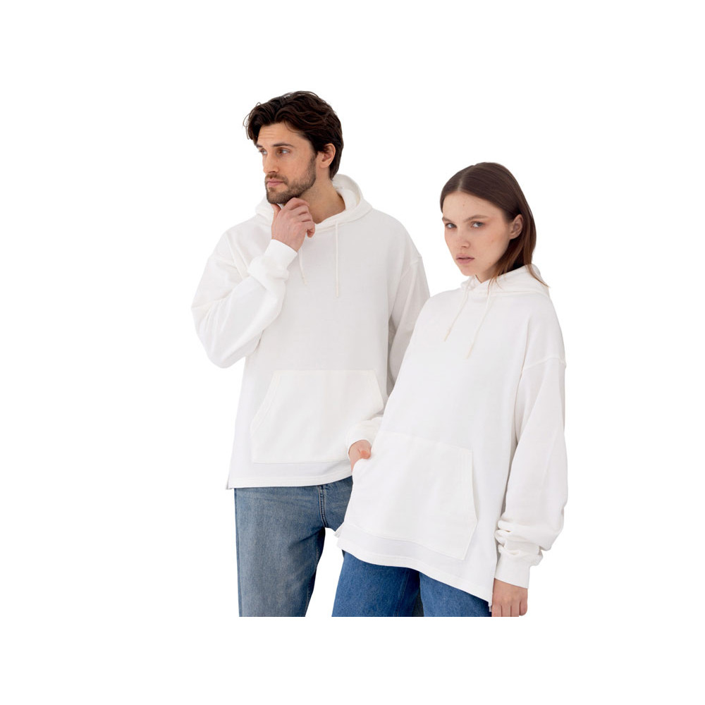 Худи оверсайз Alpha.01 унисекс, молочный