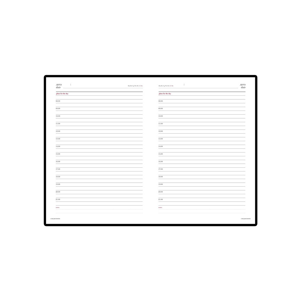 Ежедневник недатированный А6+ Velvet, синий