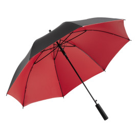 Зонт-трость 1159 Double face полуавтомат, черный/красный