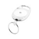 Брелок с роликом Gerlos, белый прозрачный Брелок с роликом Gerlos, белый прозрачный