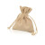 Мешочек подарочный, лен, малый, натуральный