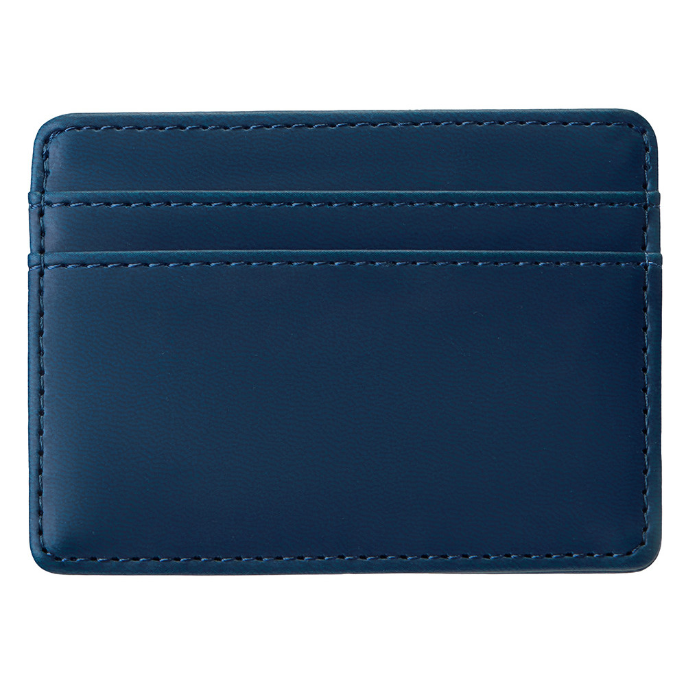 Картхолдер для двух карт и наличных денег с зажимом Crave, темно-синий