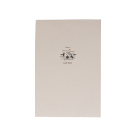 Блокнот А5 Adiantum из переработанного тростника, 80 листов, гибкая обложка, натуральный (тампопечать)