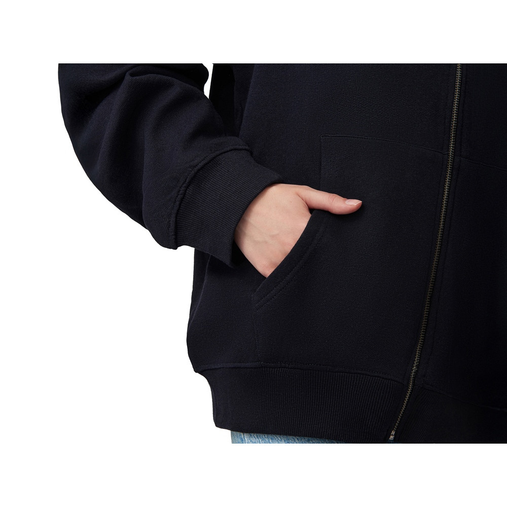 Толстовка оверсайз с капюшоном на молнии Monaco, темно-синий