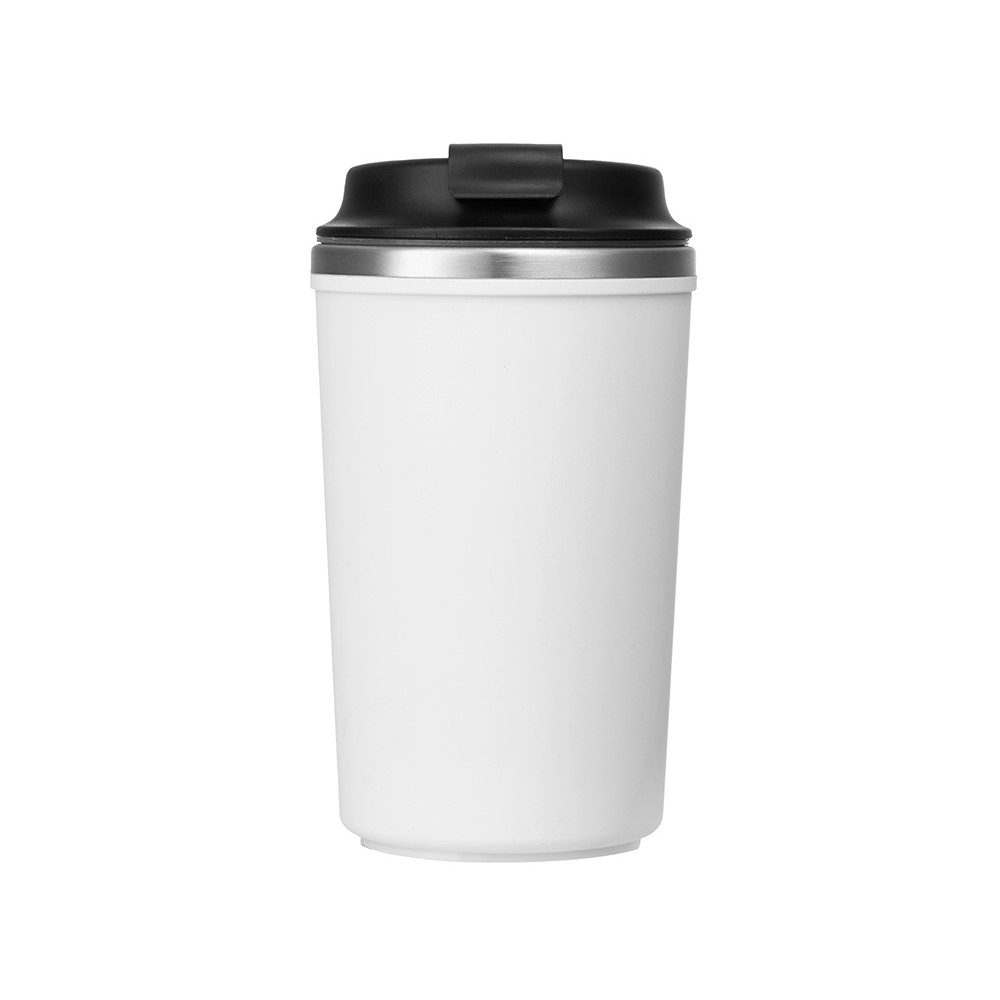 Герметичная термокружка на присоске Kick, 350 мл, белый