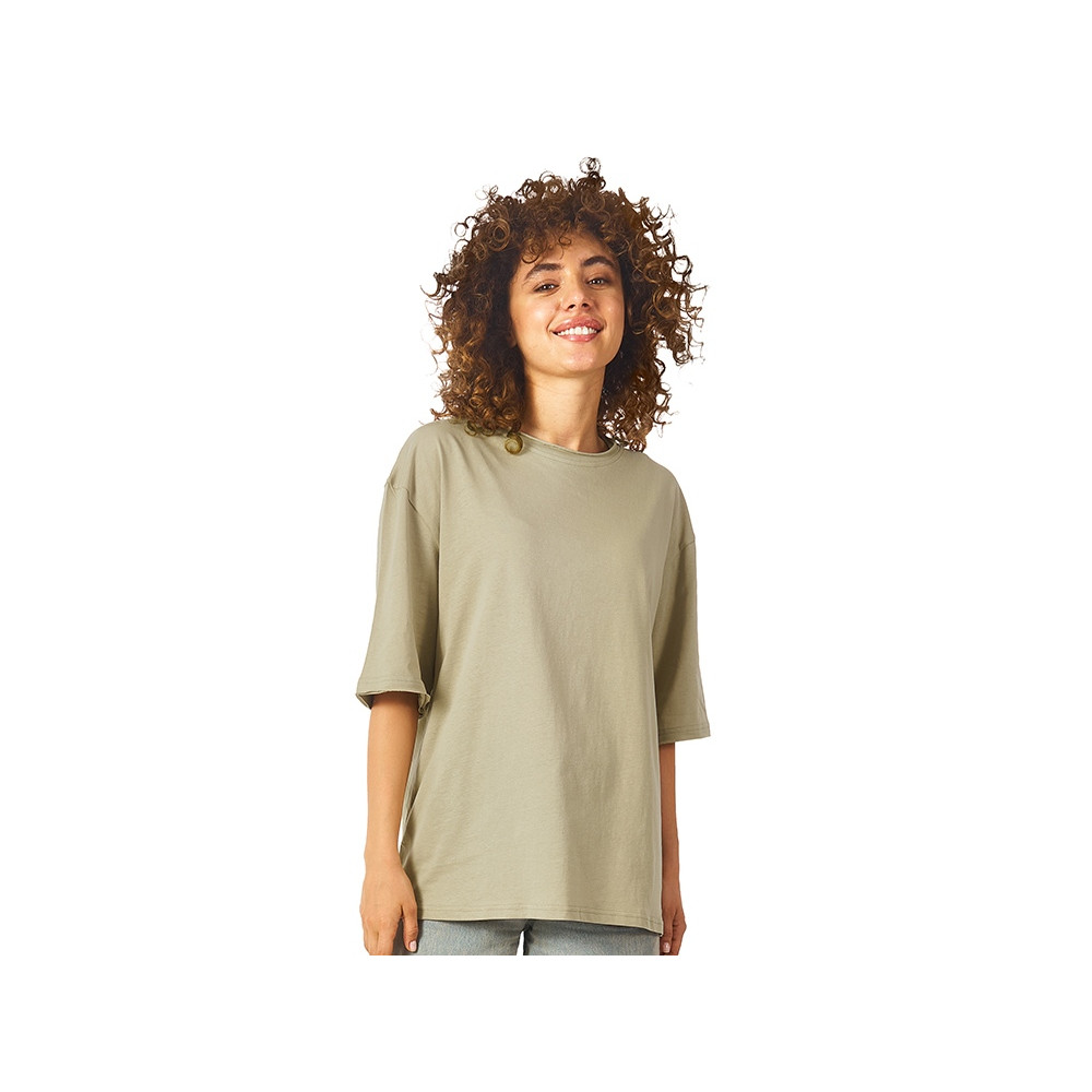 Футболка оверсайз Liyon унисекс, оливковый