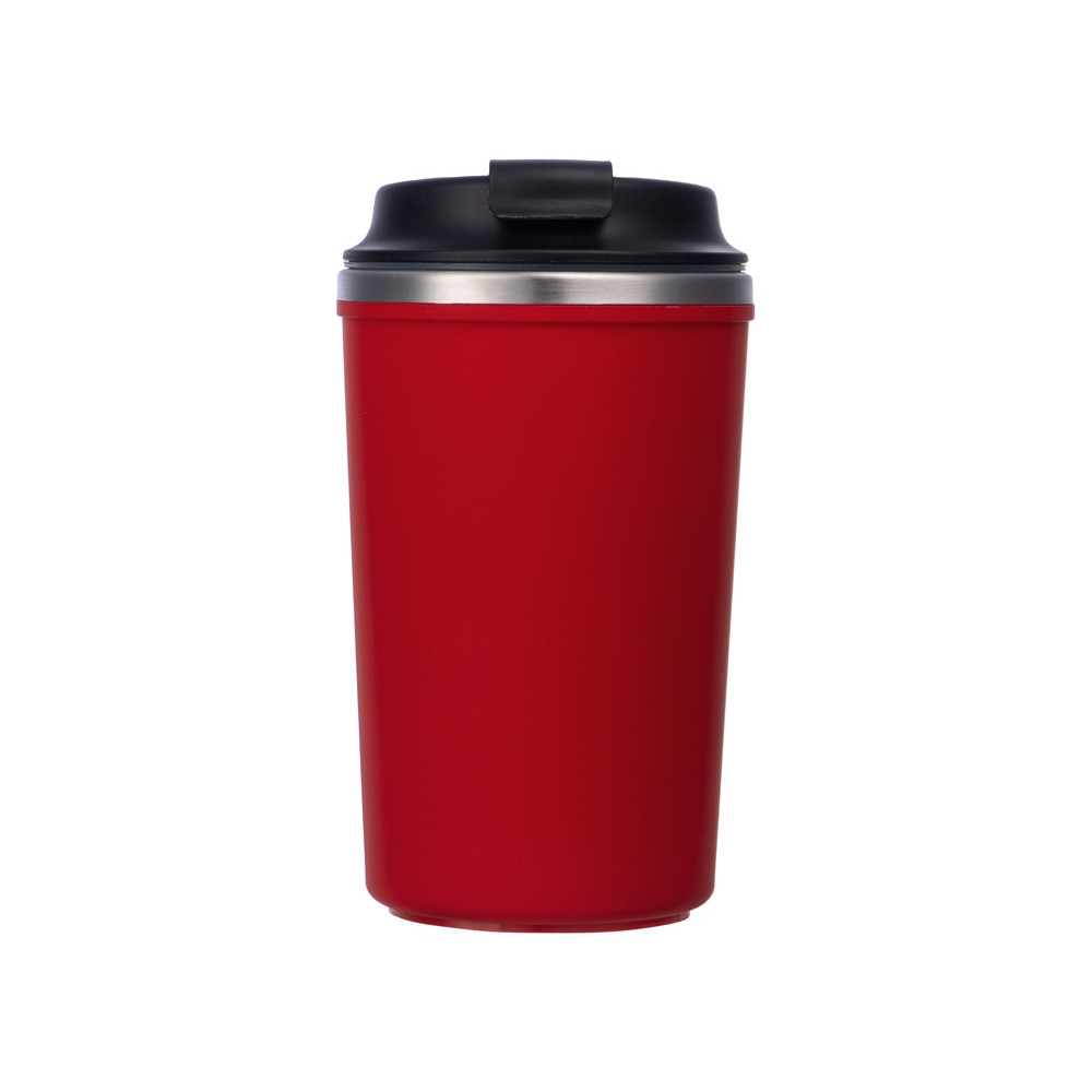 Герметичная термокружка на присоске Kick, 350 мл, красный