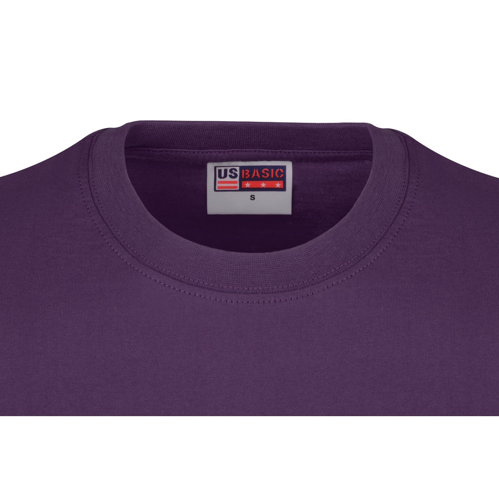 Футболка Heavy Super Club мужская, с боковыми швами, фиолетовый, цвет фиолетовый
