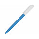 Ручка пластиковая шариковая Каролина Color BRL, голубой/белый