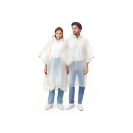 Пончо Hawaii c чехлом унисекс, белый