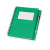 Блокнот Контакт с ручкой, зеленый