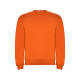 Свитшот с начесом Clasica унисекс, оранжевый