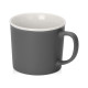 Матовая кружка Nancy 360 мл цветная снаружи, белая внутри, серый