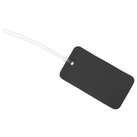 Багажная бирка Favor на силиконовой петле, черный