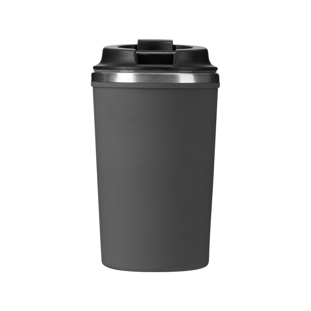 Герметичная термокружка на присоске Kick, 350 мл, серый