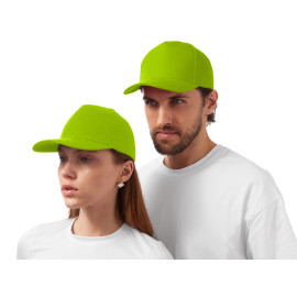 Бейсболка Florida 5-ти панельная, зеленое яблоко