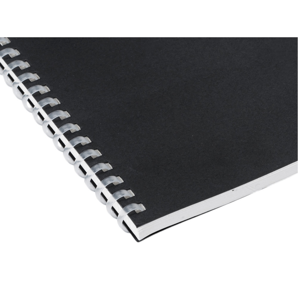 Блокнот на мягкой спирали А5 Sahara, 60 листов 70 гр/м2, черный