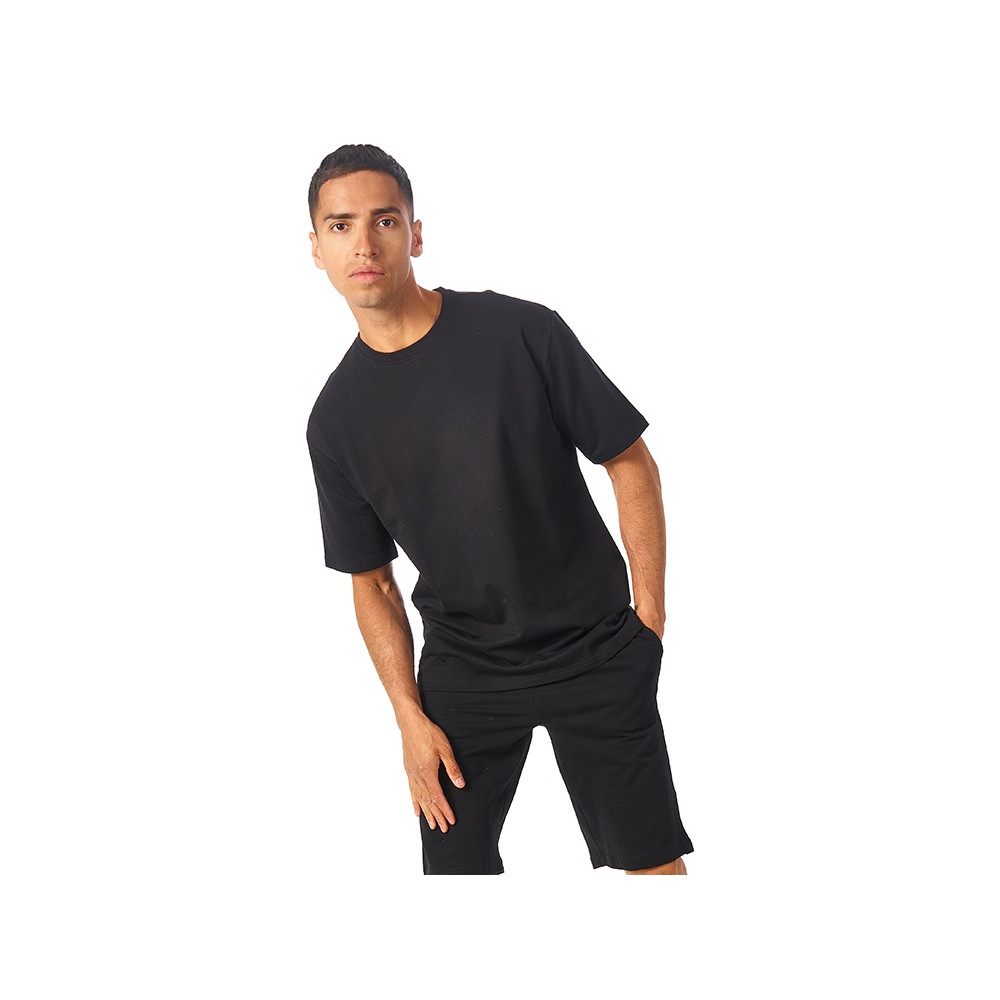 Футболка из френч терри Warsaw унисекс 220гр, черный