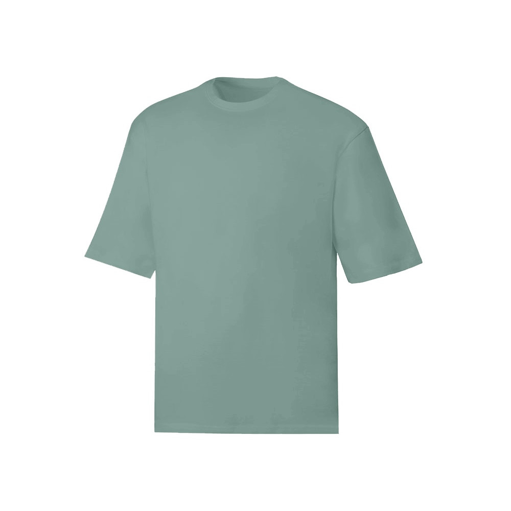 Футболка Berlin к/р оверсайз, 100% хлопок, 180гр, пыльно-бирюзовый, цвет бирюзовый