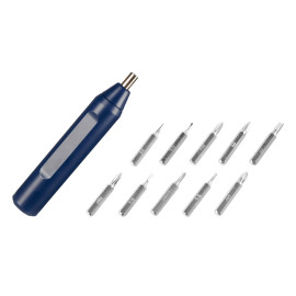 Отвертка Drill 10-в-1, синий