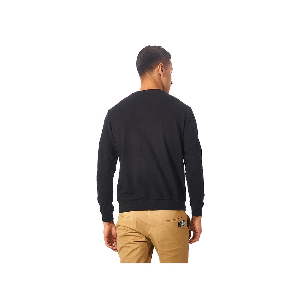 Свитшот Motion унисекс с начесом, черный