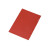 Папка-уголок прозрачный формата А4  0,18 мм, красный глянцевый